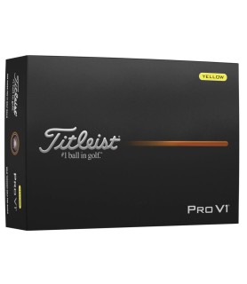 Yellow Titleist Pro V1 Golf...