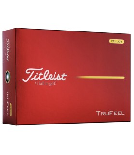 Yellow Titleist TruFeel...