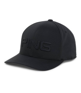 Ping Stitch Black Hat